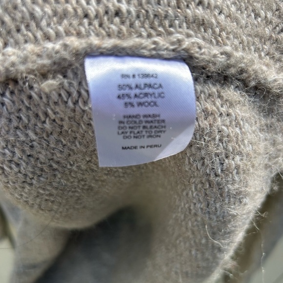 Mollusk Surf Shop Alpaca Wool Pullover Sweater Mockneck Spring Sz Small - Picture 4 of 5